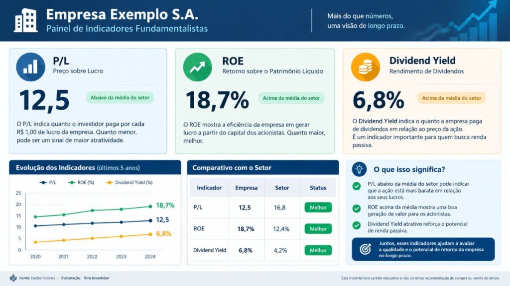 indicadores fundamentalistas analise acoes